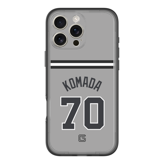 スリムプロテクションプレミアムケース［ 読売ジャイアンツ - #70 KOMADA - ビジター ］
