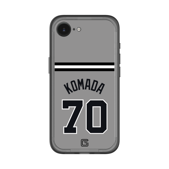 スリムプロテクションプレミアムケース［ 読売ジャイアンツ - #70 KOMADA - ビジター ］