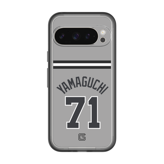 スリムプロテクションプレミアムケース［ 読売ジャイアンツ - #71 YAMAGUCHI - ビジター ］