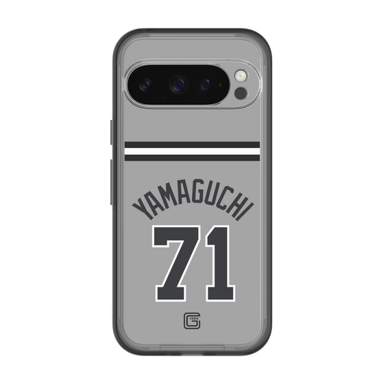 スリムプロテクションプレミアムケース［ 読売ジャイアンツ - #71 YAMAGUCHI - ビジター ］
