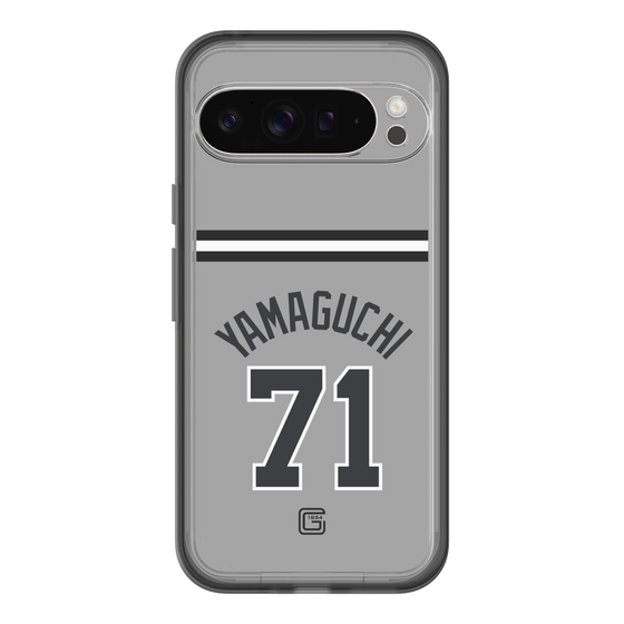 スリムプロテクションプレミアムケース［ 読売ジャイアンツ - #71 YAMAGUCHI - ビジター ］