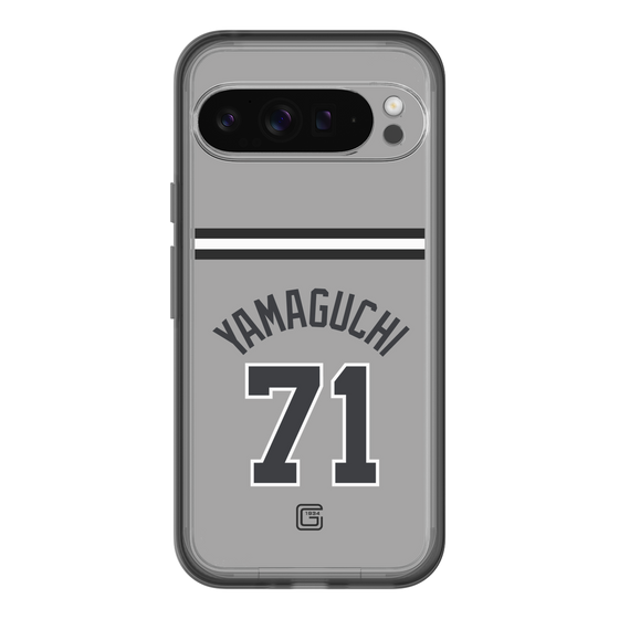 スリムプロテクションプレミアムケース［ 読売ジャイアンツ - #71 YAMAGUCHI - ビジター ］