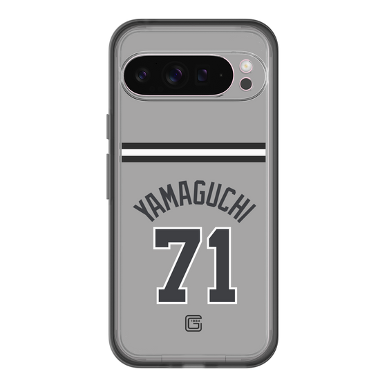 スリムプロテクションプレミアムケース［ 読売ジャイアンツ - #71 YAMAGUCHI - ビジター ］