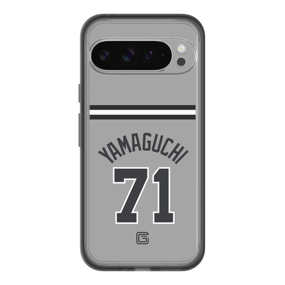 スリムプロテクションプレミアムケース［ 読売ジャイアンツ - #71 YAMAGUCHI - ビジター ］