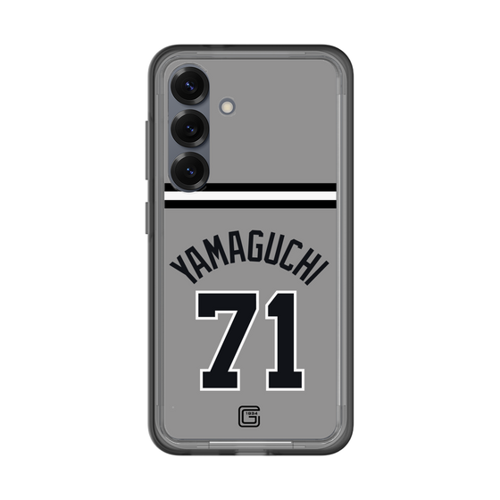 スリムプロテクションプレミアムケース［ 読売ジャイアンツ - #71 YAMAGUCHI - ビジター ］