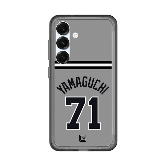 スリムプロテクションプレミアムケース［ 読売ジャイアンツ - #71 YAMAGUCHI - ビジター ］