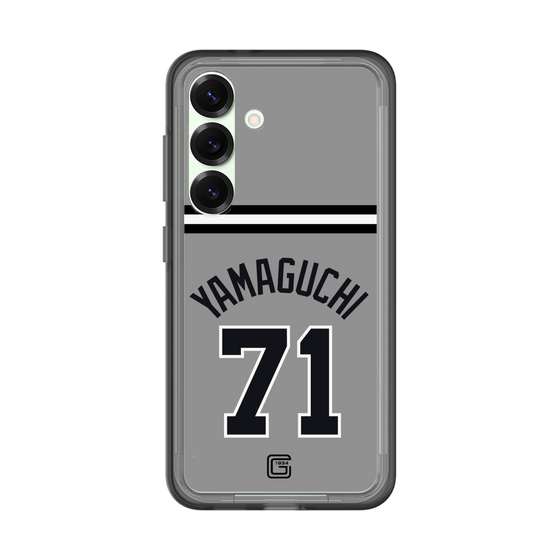 スリムプロテクションプレミアムケース［ 読売ジャイアンツ - #71 YAMAGUCHI - ビジター ］