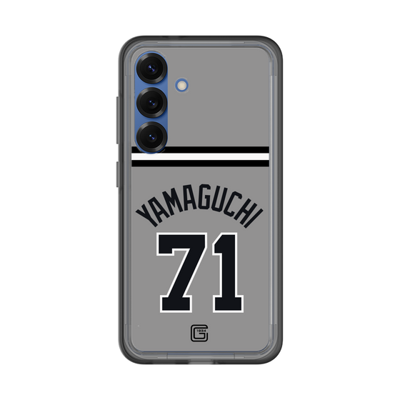 スリムプロテクションプレミアムケース［ 読売ジャイアンツ - #71 YAMAGUCHI - ビジター ］