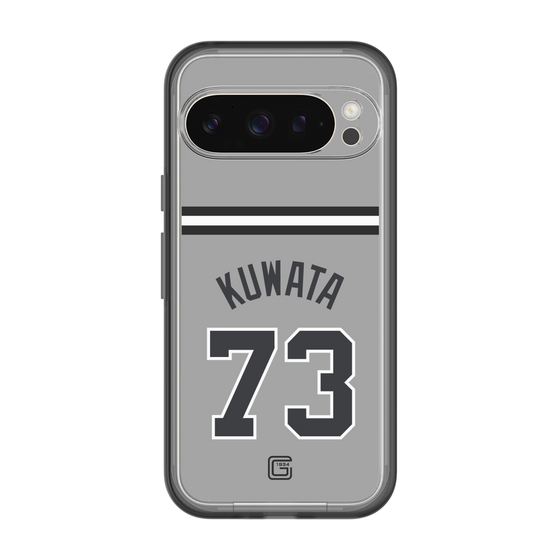スリムプロテクションプレミアムケース［ 読売ジャイアンツ - #73 KUWATA - ビジター ］