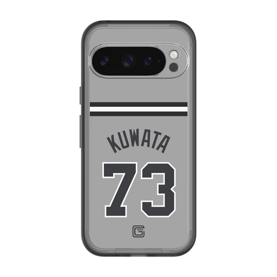 スリムプロテクションプレミアムケース［ 読売ジャイアンツ - #73 KUWATA - ビジター ］