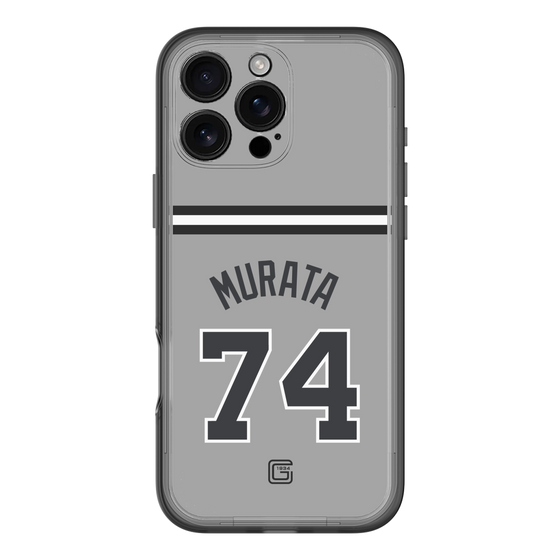 スリムプロテクションプレミアムケース［ 読売ジャイアンツ - #74 MURATA - ビジター ］