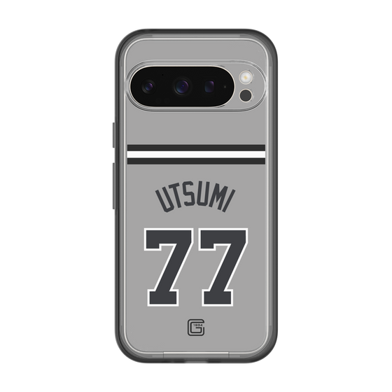スリムプロテクションプレミアムケース［ 読売ジャイアンツ - #77 UTSUMI - ビジター ］