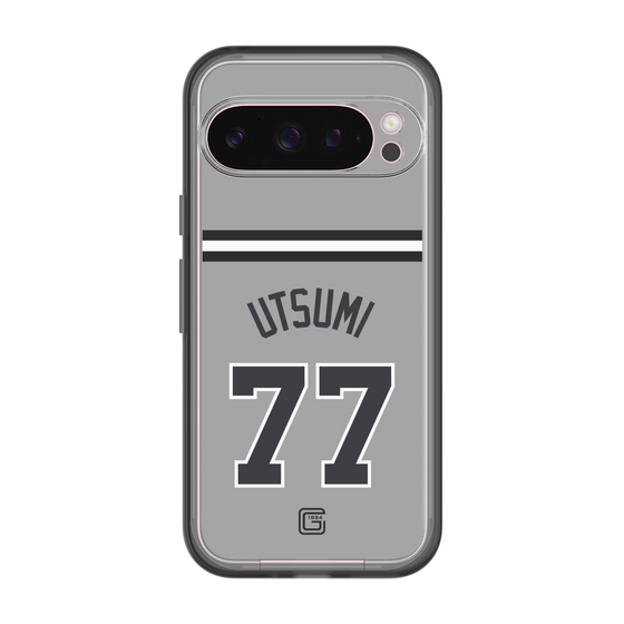 スリムプロテクションプレミアムケース［ 読売ジャイアンツ - #77 UTSUMI - ビジター ］