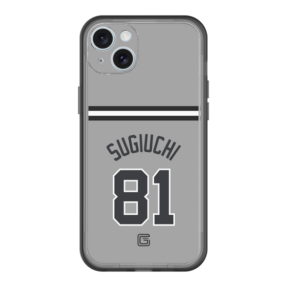 スリムプロテクションプレミアムケース［ 読売ジャイアンツ - #81 SUGIUCHI - ビジター ］