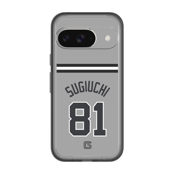 スリムプロテクションプレミアムケース［ 読売ジャイアンツ - #81 SUGIUCHI - ビジター ］
