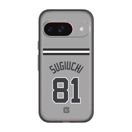 スリムプロテクションプレミアムケース［ 読売ジャイアンツ - #81 SUGIUCHI - ビジター ］