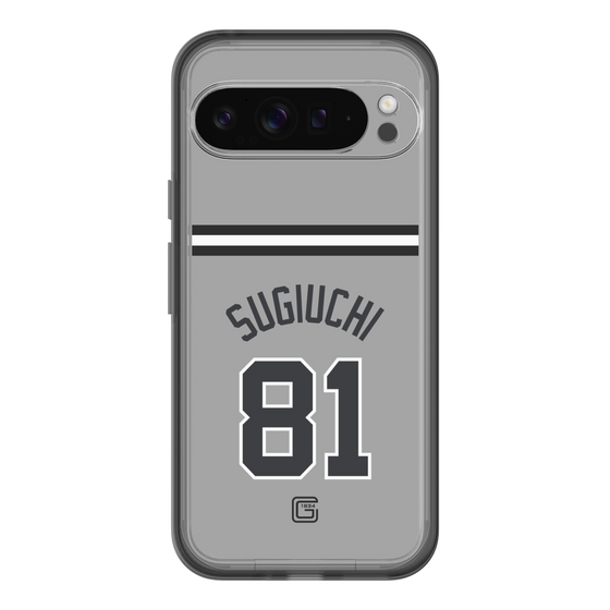 スリムプロテクションプレミアムケース［ 読売ジャイアンツ - #81 SUGIUCHI - ビジター ］