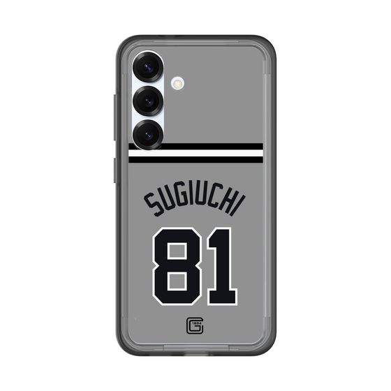 スリムプロテクションプレミアムケース［ 読売ジャイアンツ - #81 SUGIUCHI - ビジター ］