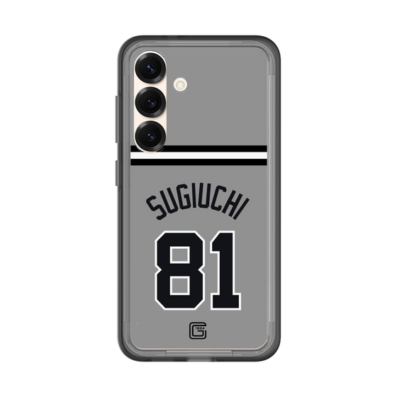 スリムプロテクションプレミアムケース［ 読売ジャイアンツ - #81 SUGIUCHI - ビジター ］