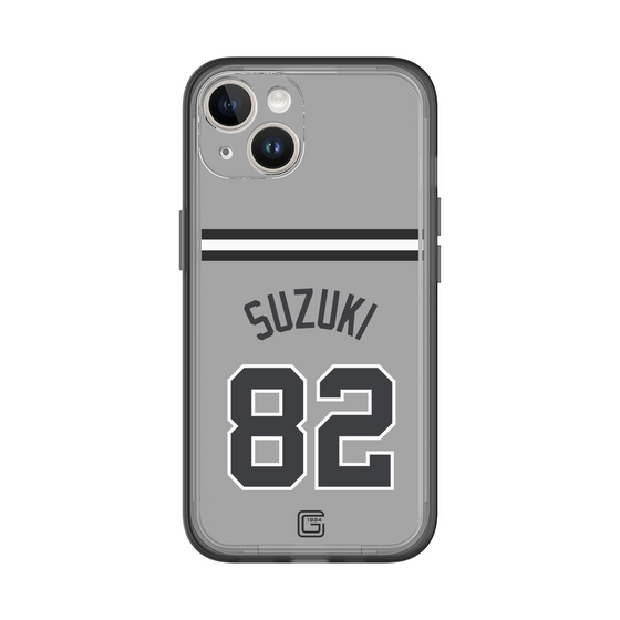 スリムプロテクションプレミアムケース［ 読売ジャイアンツ - #82 SUZUKI - ビジター ］