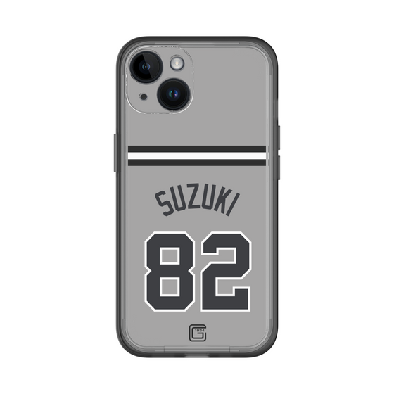 スリムプロテクションプレミアムケース［ 読売ジャイアンツ - #82 SUZUKI - ビジター ］