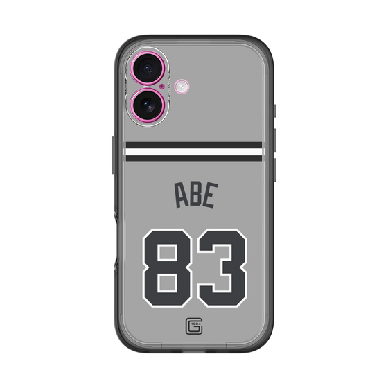 スリムプロテクションプレミアムケース［ 読売ジャイアンツ - #83 ABE - ビジター ］