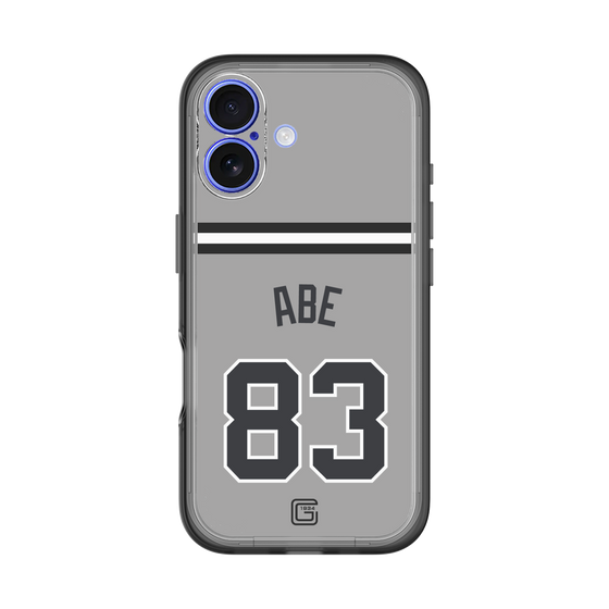 スリムプロテクションプレミアムケース［ 読売ジャイアンツ - #83 ABE - ビジター ］