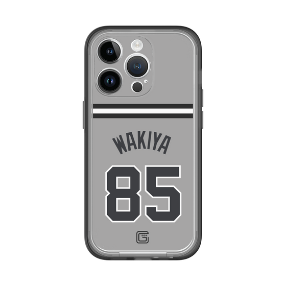 スリムプロテクションプレミアムケース［ 読売ジャイアンツ - #85 WAKIYA - ビジター ］