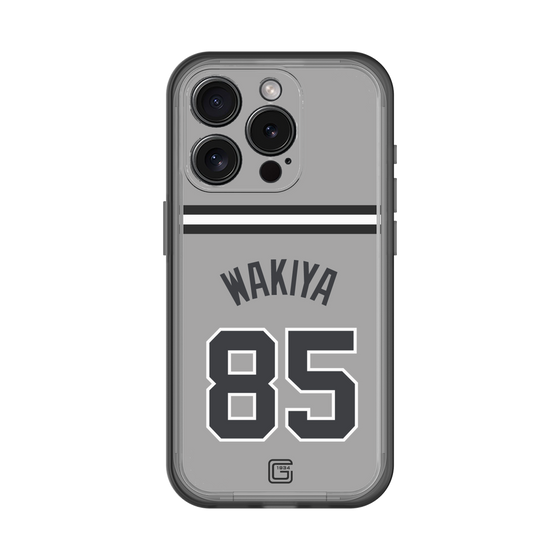 スリムプロテクションプレミアムケース［ 読売ジャイアンツ - #85 WAKIYA - ビジター ］