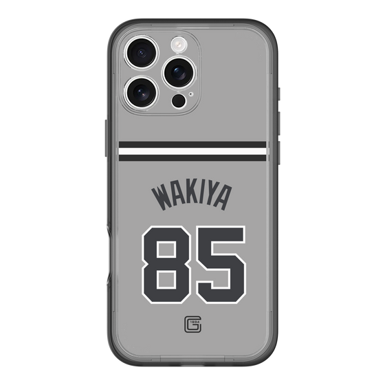 スリムプロテクションプレミアムケース［ 読売ジャイアンツ - #85 WAKIYA - ビジター ］