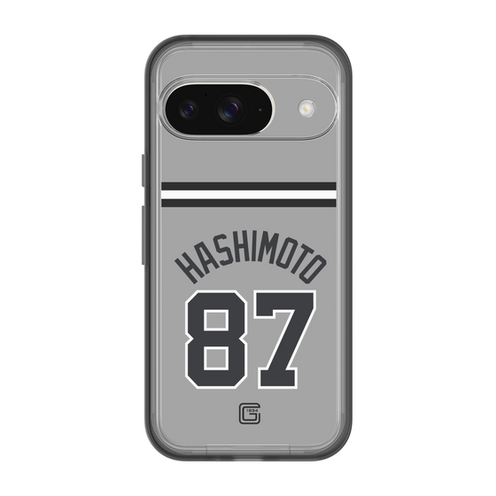 スリムプロテクションプレミアムケース［ 読売ジャイアンツ - #87 HASHIMOTO - ビジター ］