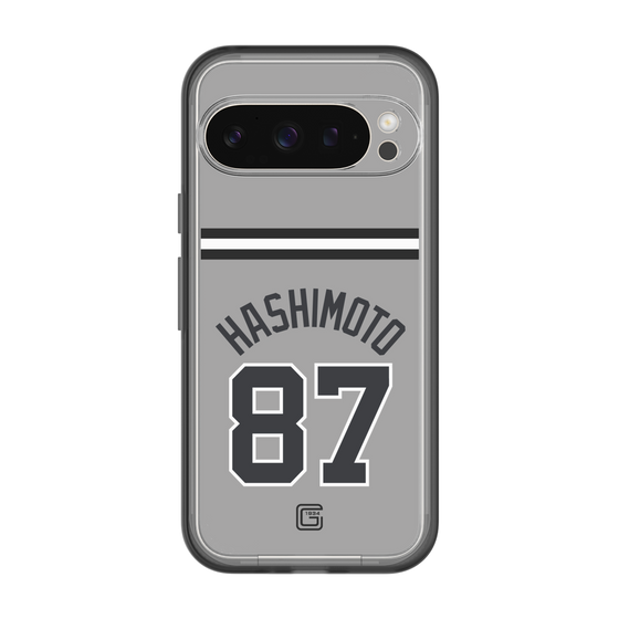 スリムプロテクションプレミアムケース［ 読売ジャイアンツ - #87 HASHIMOTO - ビジター ］