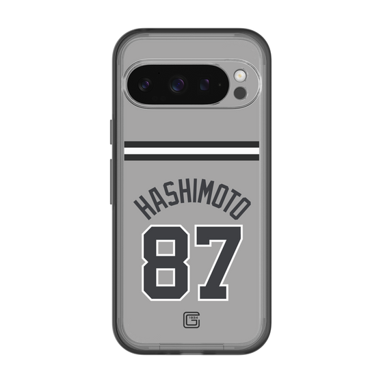 スリムプロテクションプレミアムケース［ 読売ジャイアンツ - #87 HASHIMOTO - ビジター ］