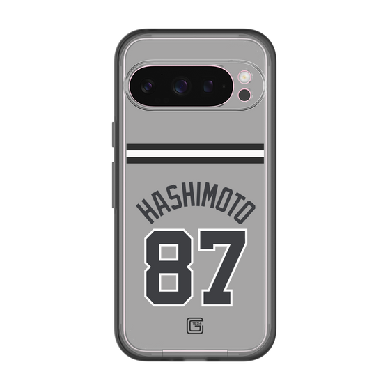 スリムプロテクションプレミアムケース［ 読売ジャイアンツ - #87 HASHIMOTO - ビジター ］