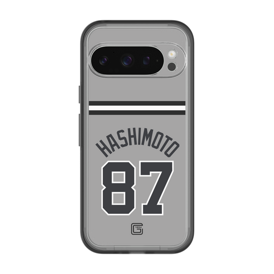 スリムプロテクションプレミアムケース［ 読売ジャイアンツ - #87 HASHIMOTO - ビジター ］
