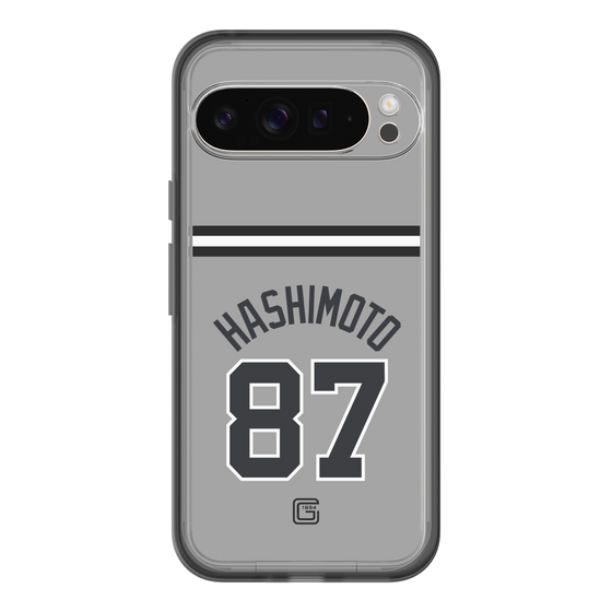 スリムプロテクションプレミアムケース［ 読売ジャイアンツ - #87 HASHIMOTO - ビジター ］