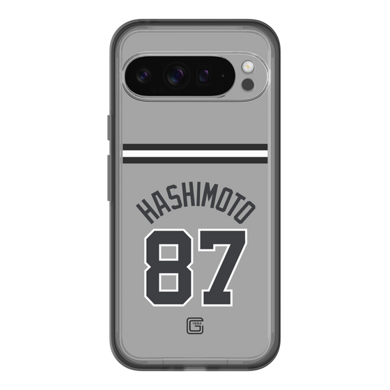 スリムプロテクションプレミアムケース［ 読売ジャイアンツ - #87 HASHIMOTO - ビジター ］