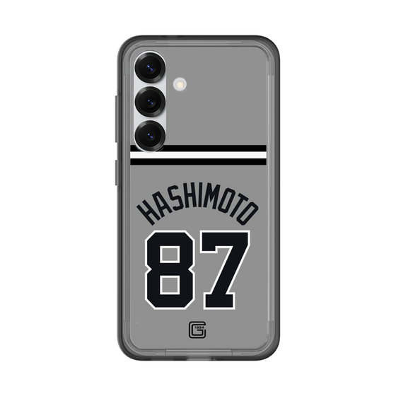 スリムプロテクションプレミアムケース［ 読売ジャイアンツ - #87 HASHIMOTO - ビジター ］