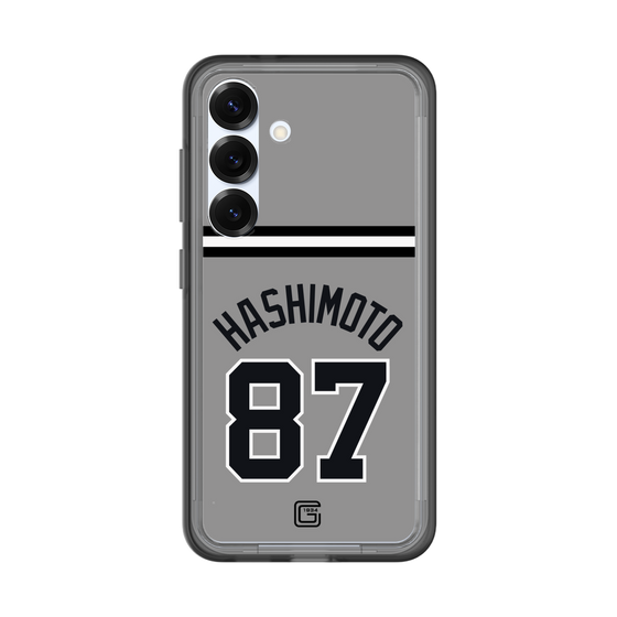 スリムプロテクションプレミアムケース［ 読売ジャイアンツ - #87 HASHIMOTO - ビジター ］