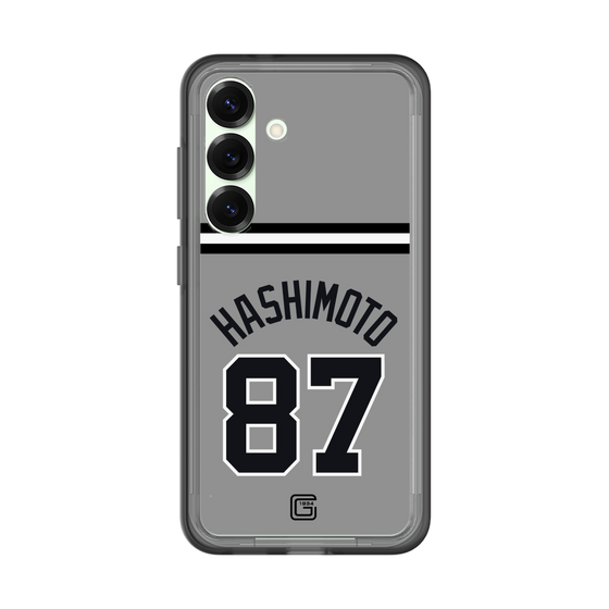スリムプロテクションプレミアムケース［ 読売ジャイアンツ - #87 HASHIMOTO - ビジター ］