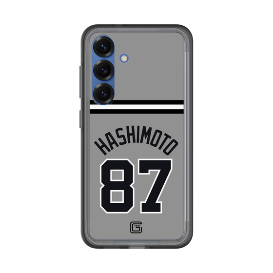 スリムプロテクションプレミアムケース［ 読売ジャイアンツ - #87 HASHIMOTO - ビジター ］