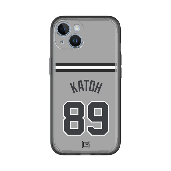 スリムプロテクションプレミアムケース［ 読売ジャイアンツ - #89 KATOH - ビジター ］