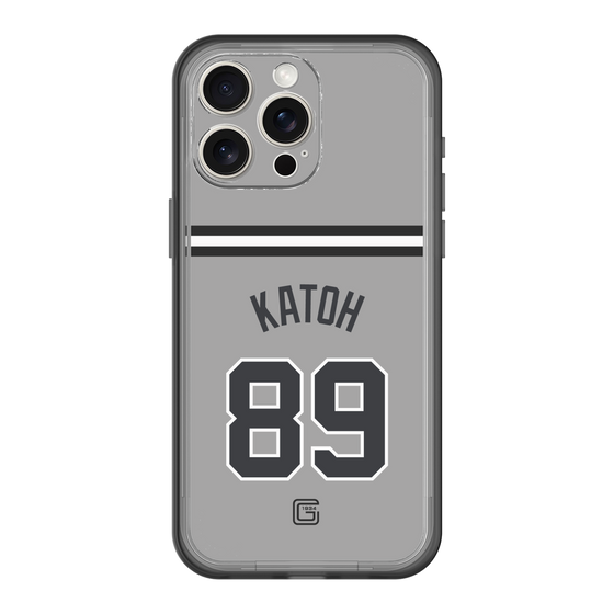 スリムプロテクションプレミアムケース［ 読売ジャイアンツ - #89 KATOH - ビジター ］