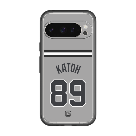 スリムプロテクションプレミアムケース［ 読売ジャイアンツ - #89 KATOH - ビジター ］