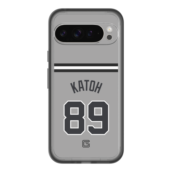 スリムプロテクションプレミアムケース［ 読売ジャイアンツ - #89 KATOH - ビジター ］