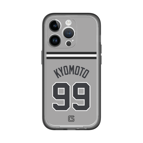 スリムプロテクションプレミアムケース［ 読売ジャイアンツ - #99 KYOMOTO - ビジター ］