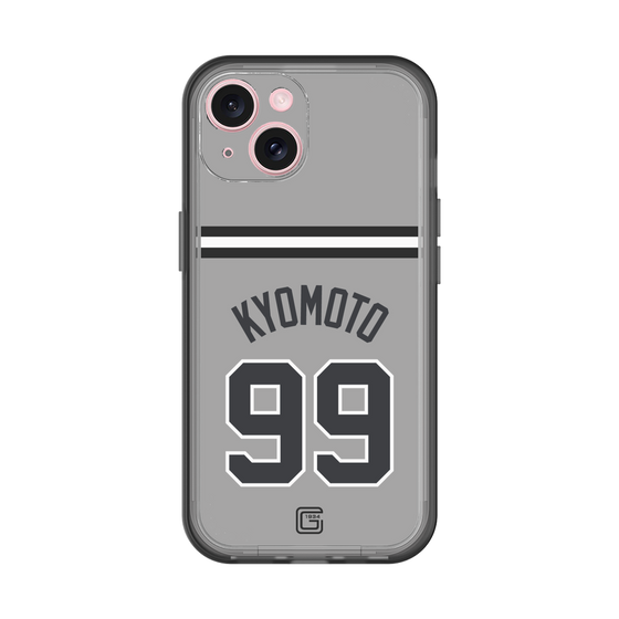 スリムプロテクションプレミアムケース［ 読売ジャイアンツ - #99 KYOMOTO - ビジター ］