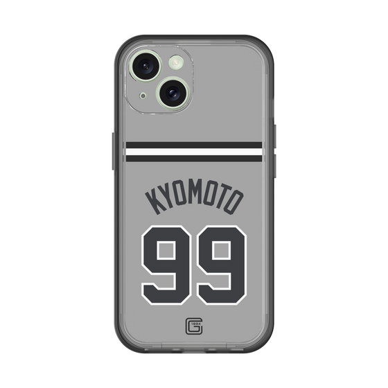 スリムプロテクションプレミアムケース［ 読売ジャイアンツ - #99 KYOMOTO - ビジター ］