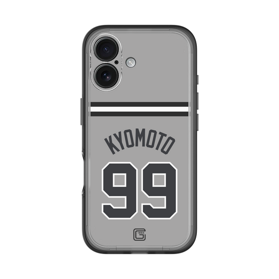 スリムプロテクションプレミアムケース［ 読売ジャイアンツ - #99 KYOMOTO - ビジター ］