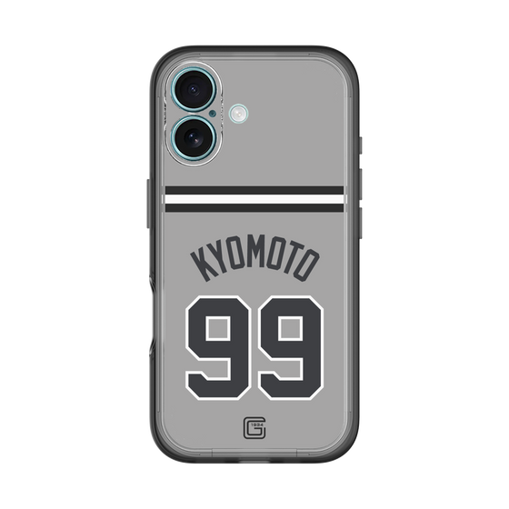 スリムプロテクションプレミアムケース［ 読売ジャイアンツ - #99 KYOMOTO - ビジター ］